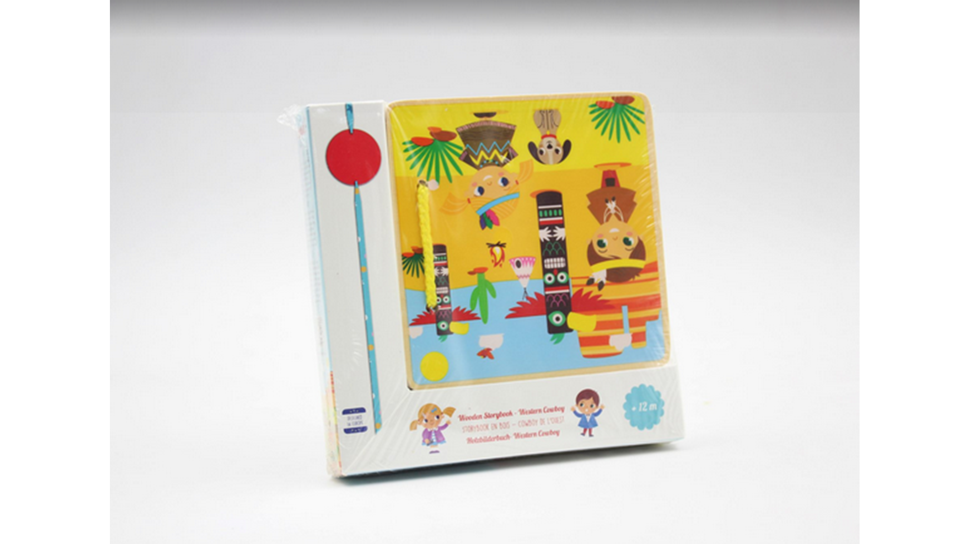 Wooden storybook learning toys